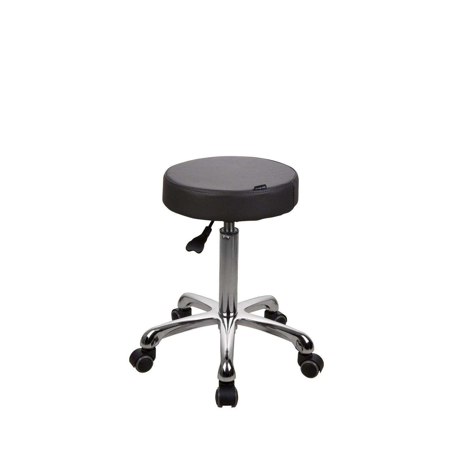 Therapist Button Stool Dark Grey Adjustable Height Low