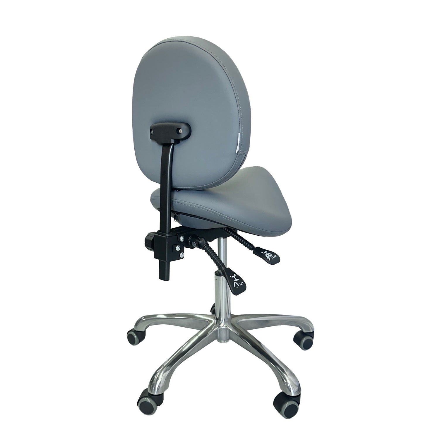 New Coopala’s Lotus Saddle Stool with Back Support C-103 model