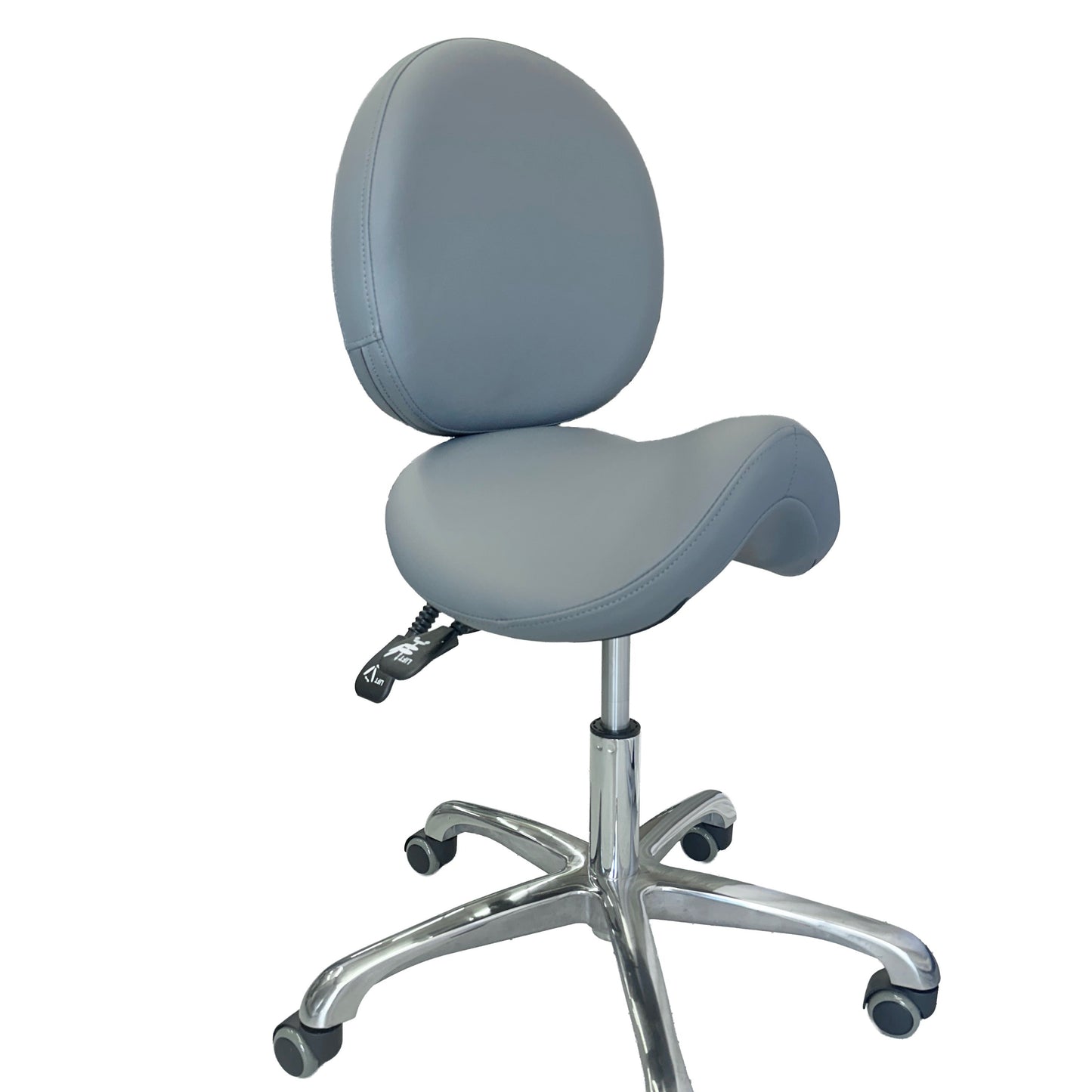 New Coopala’s Lotus Saddle Stool with Back Support C-103 model