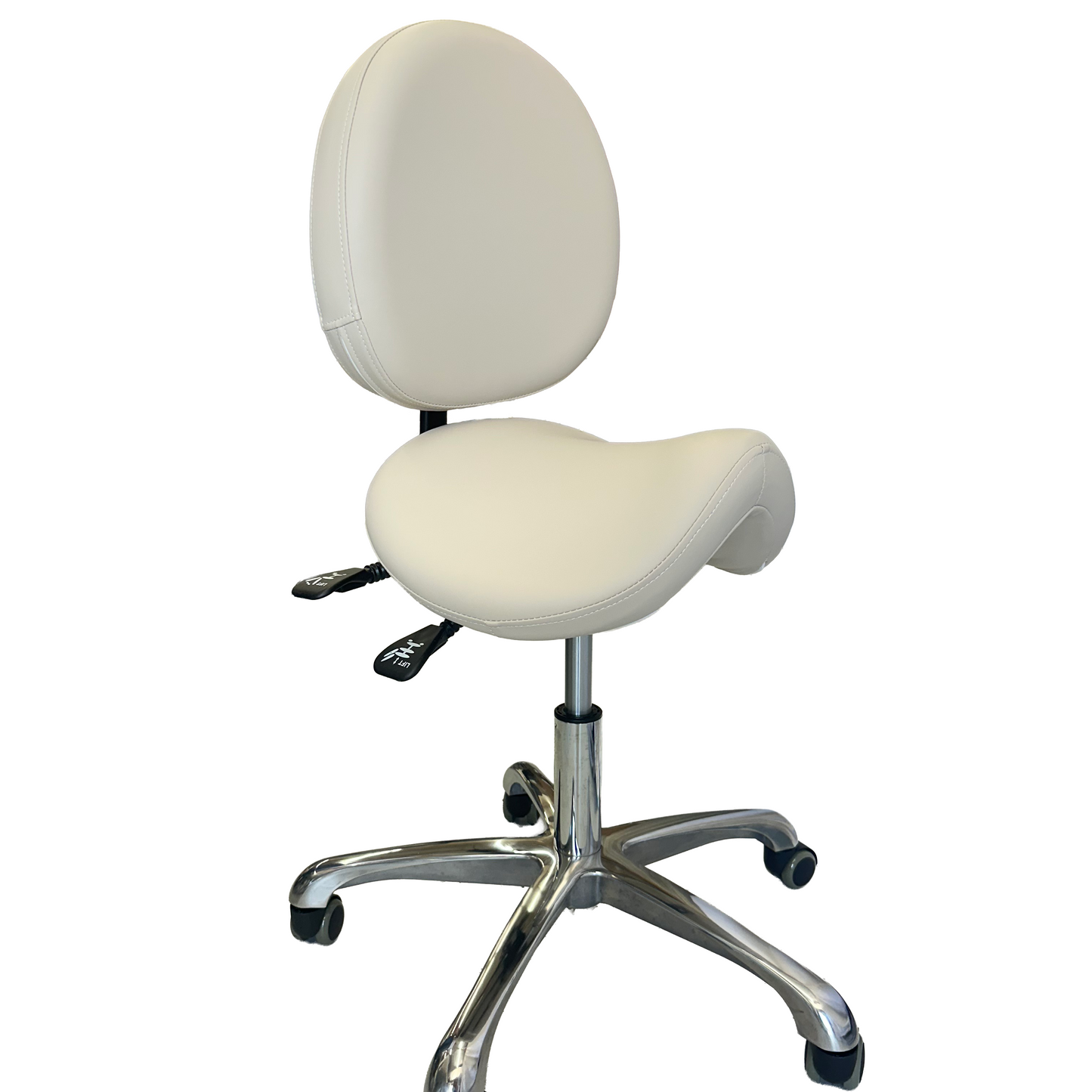 New Coopala’s Lotus Saddle Stool with Back Support C-103 model