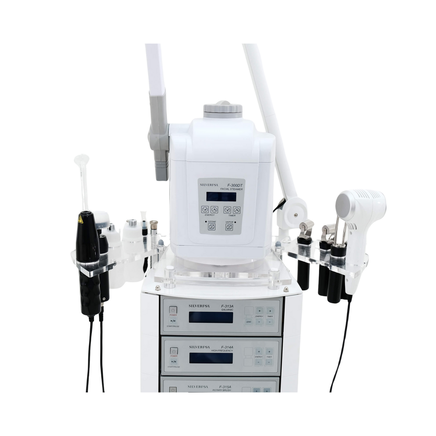 Pro Combi Multifunctional Trolley Set with 5x Magnification Lamp Close View