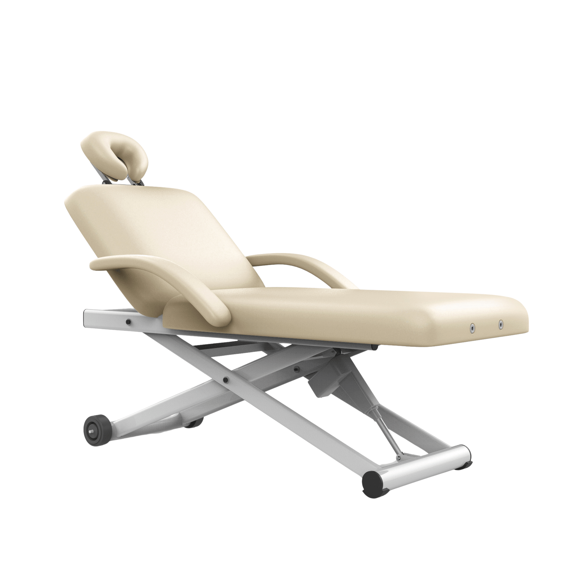 Silverfox 2274A Massage Bed with Dual Motors - beige color