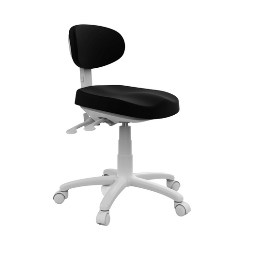 8C01 BEAUTICIAN STOOL & TROLLEY in Black color