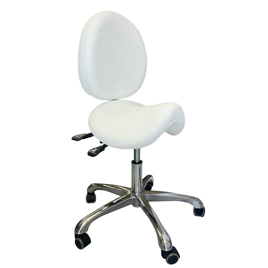 New Coopala’s Lotus Saddle Stool with Back Support C-103 model