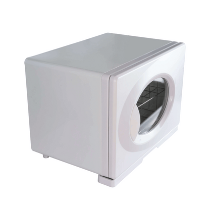 Bask Large Metal Towel Warmer with UV Lamp - 24 Towel Capacity Side View